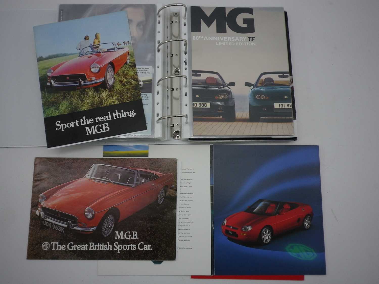 Lot 77 - Folder of MG Brochures