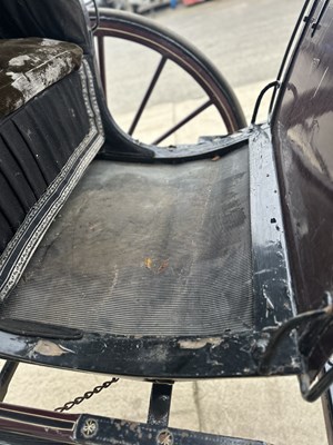Lot Hooded Gig Horse Carriage