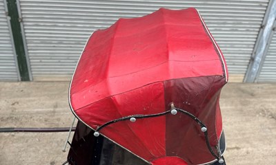 Lot Hooded Gig Horse Carriage