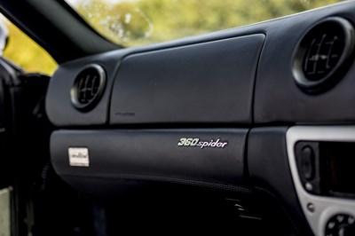 Lot 190 - 2001 Ferrari 360 Spider