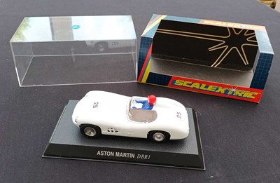 Lot 100 - Scalextric Aston Martin DBR1 Finished in White