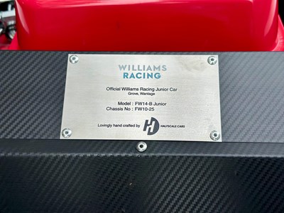 Lot 272 - 2025 Williams FW14-B Junior
