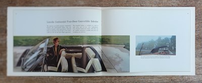 Lot 105 - Lincoln Continental Publications