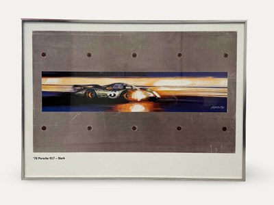 Lot 37 - 1970 Porsche 917 Stark Glazed Print