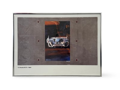 Lot 1971 Porsche 917 K Stark Glazed Print