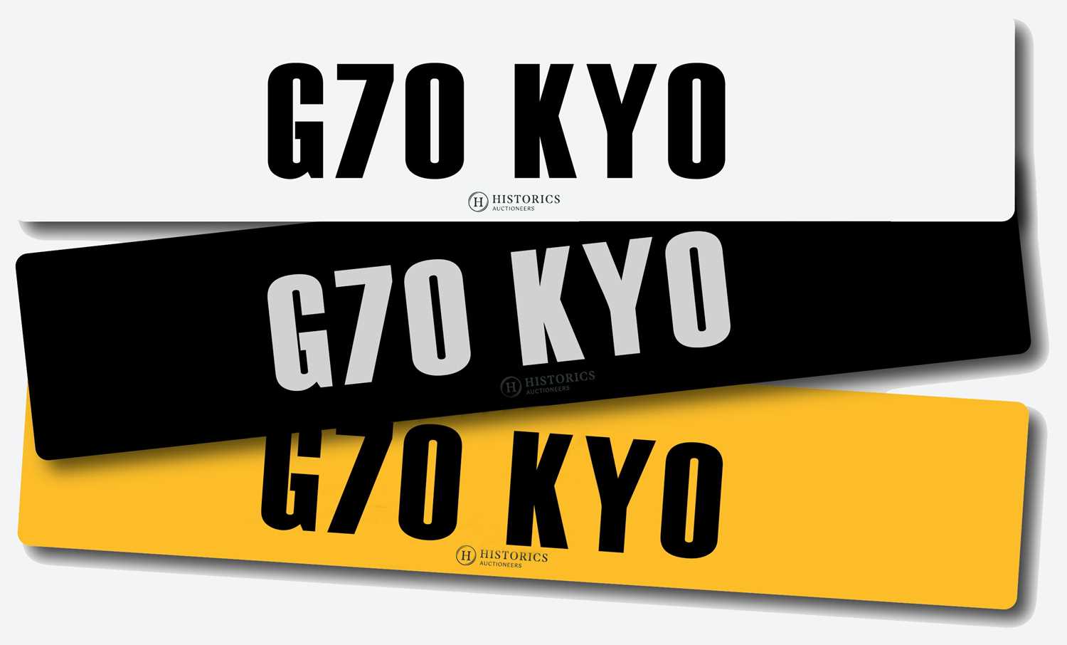 Lot 43 - Registration G70 KYO