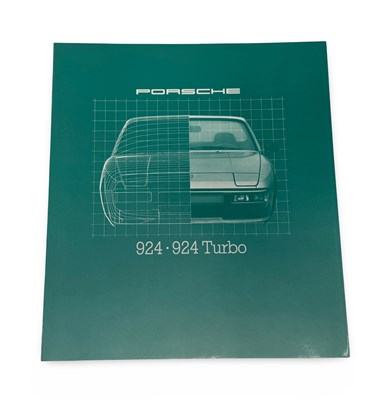 Lot Porsche 924.924 Turbo Sales Brochure