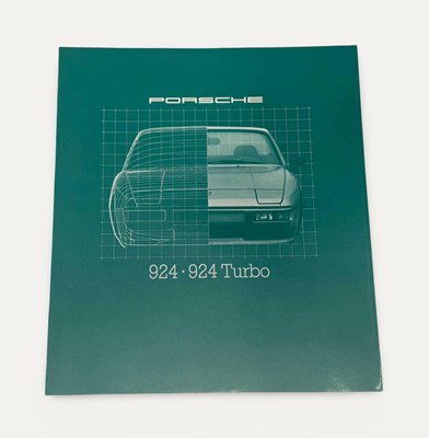 Lot 7 - Porsche 924.924 Turbo Sales Brochure