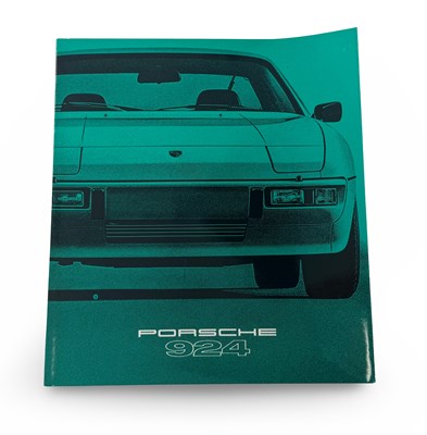 Lot Porsche 924 Sales Brochure