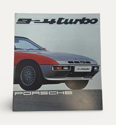 Lot 116 - Porsche 924 Turbo Promotional Insert / Poster