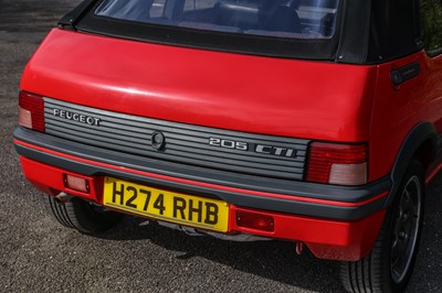 Lot 142 - 1991 Peugeot 205 CTi (1.9 litre)
