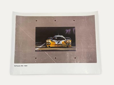 Lot 9 - 1986 Porsche 962 Print by Stark