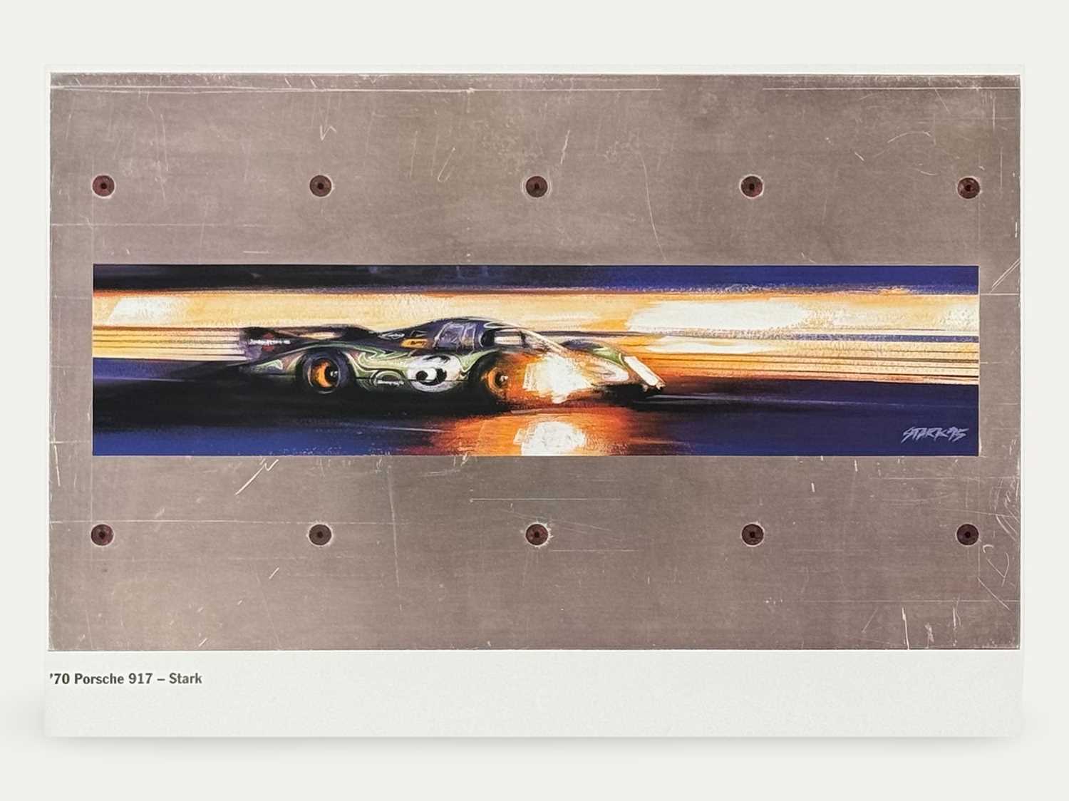 Lot 19 - 1970 Porsche 917 Print by Stark from 1995