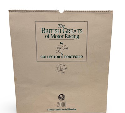 Lot British Greats of Motoring Millennium Calendar