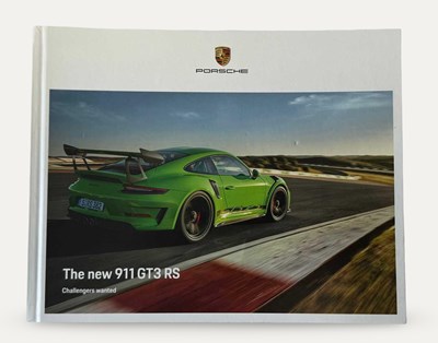 Lot 111 - 2018 Porsche 911 GT3 RS Sales Brochure