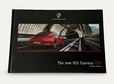 Lot 30 - 2014/15 Porsch 911 GTS Sales Brochure