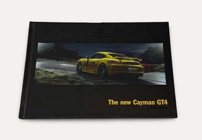 Lot 161 - 2015 Porsche Cayman GT4 Sales Brochure