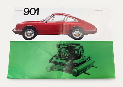 Lot 32 - 2013 Anniversary Reprint Porsche 901 Sales Brochure/Poster