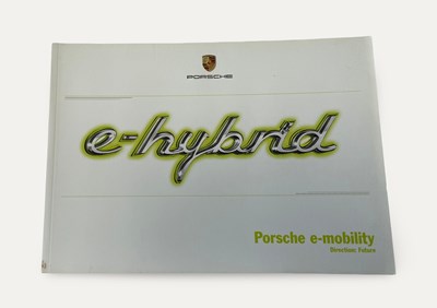 Lot 72 - 2013 Porsche E-Hybrid Showroom Brochure