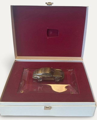Lot 60 - 1989 Solid Sterling Silver 911/964 Porsche Carrera Model With Ferry Porsche Engraved Signature