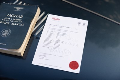 Lot 181 - 1966 Jaguar Mk. II Manual Overdrive (3.8 litre)