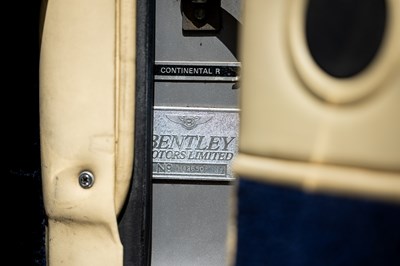 Lot 196 - 1997 Bentley Continental R