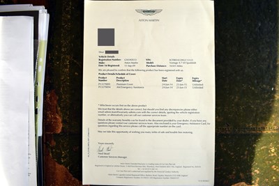 Lot 290 - 2009 Aston Martin Vantage 4.7 V8 Coupé Sportshift