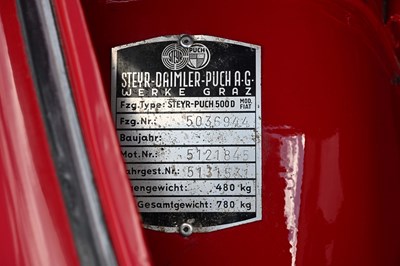 Lot 157 - 1962 Steyr-Puch 500 D