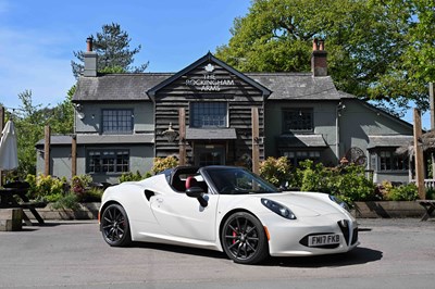 Lot 268 - 2017 Alfa Romeo 4C Spider 50th Anniversary Edition