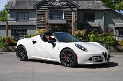 Lot 268 - 2017 Alfa Romeo 4C Spider 50th Anniversary Edition