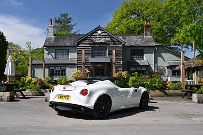 Lot 268 - 2017 Alfa Romeo 4C Spider 50th Anniversary Edition