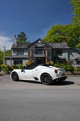 Lot 268 - 2017 Alfa Romeo 4C Spider 50th Anniversary Edition