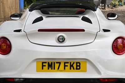 Lot 268 - 2017 Alfa Romeo 4C Spider 50th Anniversary Edition