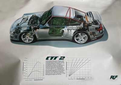 Lot 152 - RUF CTR 2 poster 33”x23”