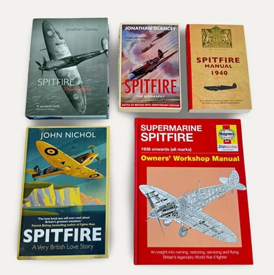 Lot 5 Spitfire Related Books & Manuals