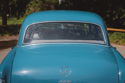 Lot 1956 Mercedes-Benz 220a Ponton