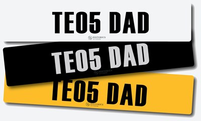 Lot Registration TE05 DAD