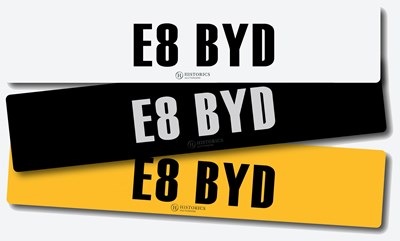 Lot Registration E8 BYD