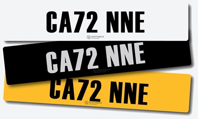 Lot Registration CA72 NNE