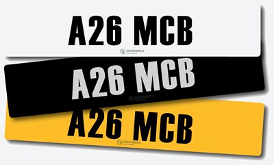 Lot Registration A26 MCB