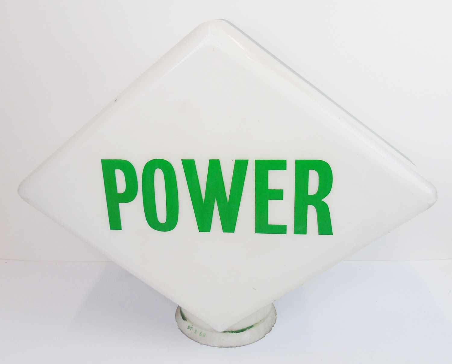 Lot 9 - A REGENT SUPREME petrol globe and a POWER petrol globe