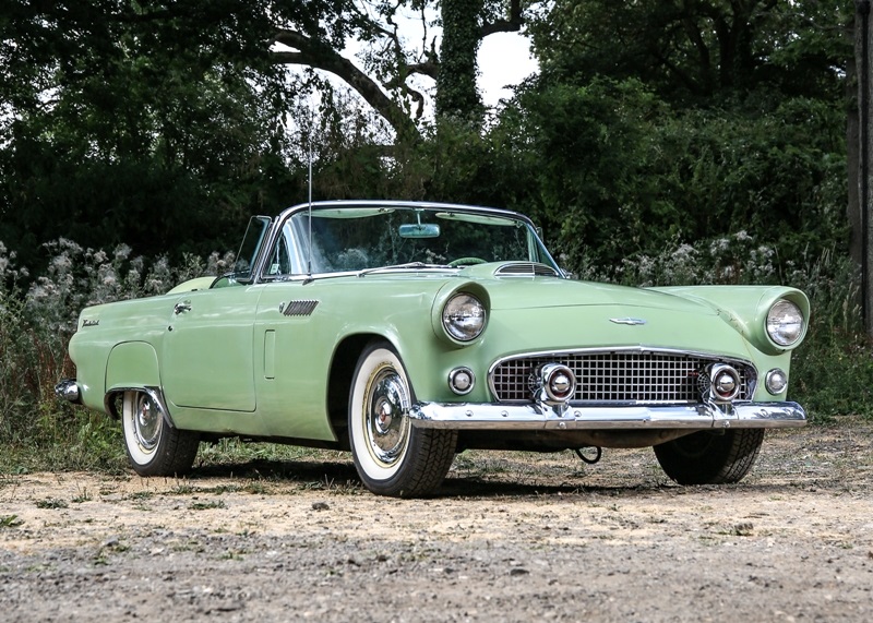 1/43 Scale 1956 Ford Thunderbird Cabriolet von The Franklin Mint - Keine Box 1/43 Scale 1956 Ford Thunderbird Cabriolet von The Franklin Mint - Keine Box