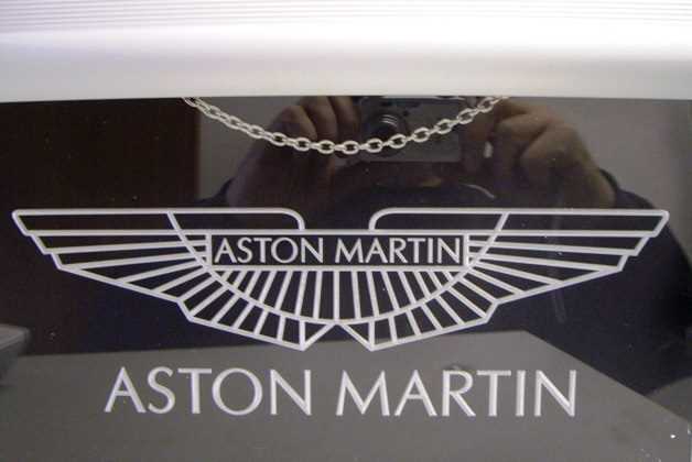 Lot 55 - An illuminated Aston Martin sign